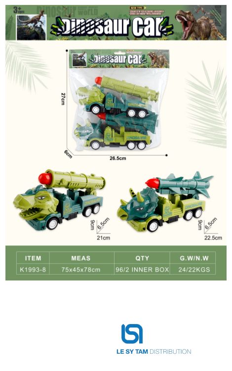  Túi 2 xe khủng long K 1993-8 