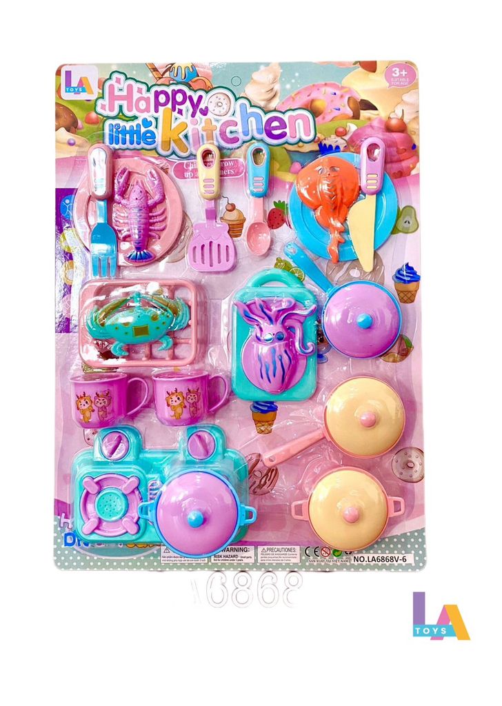  Vỉ đồ chơi kitchen LA6868V-6 
