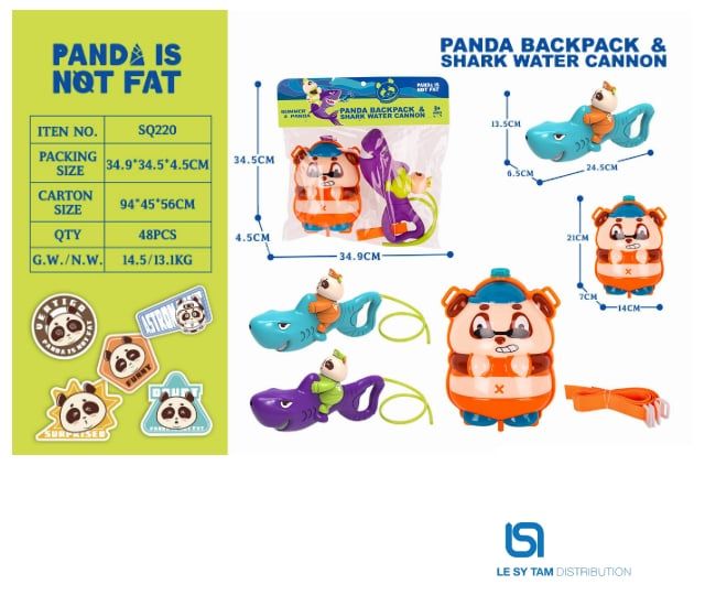  Túi phun nước cá heo SQ 220 