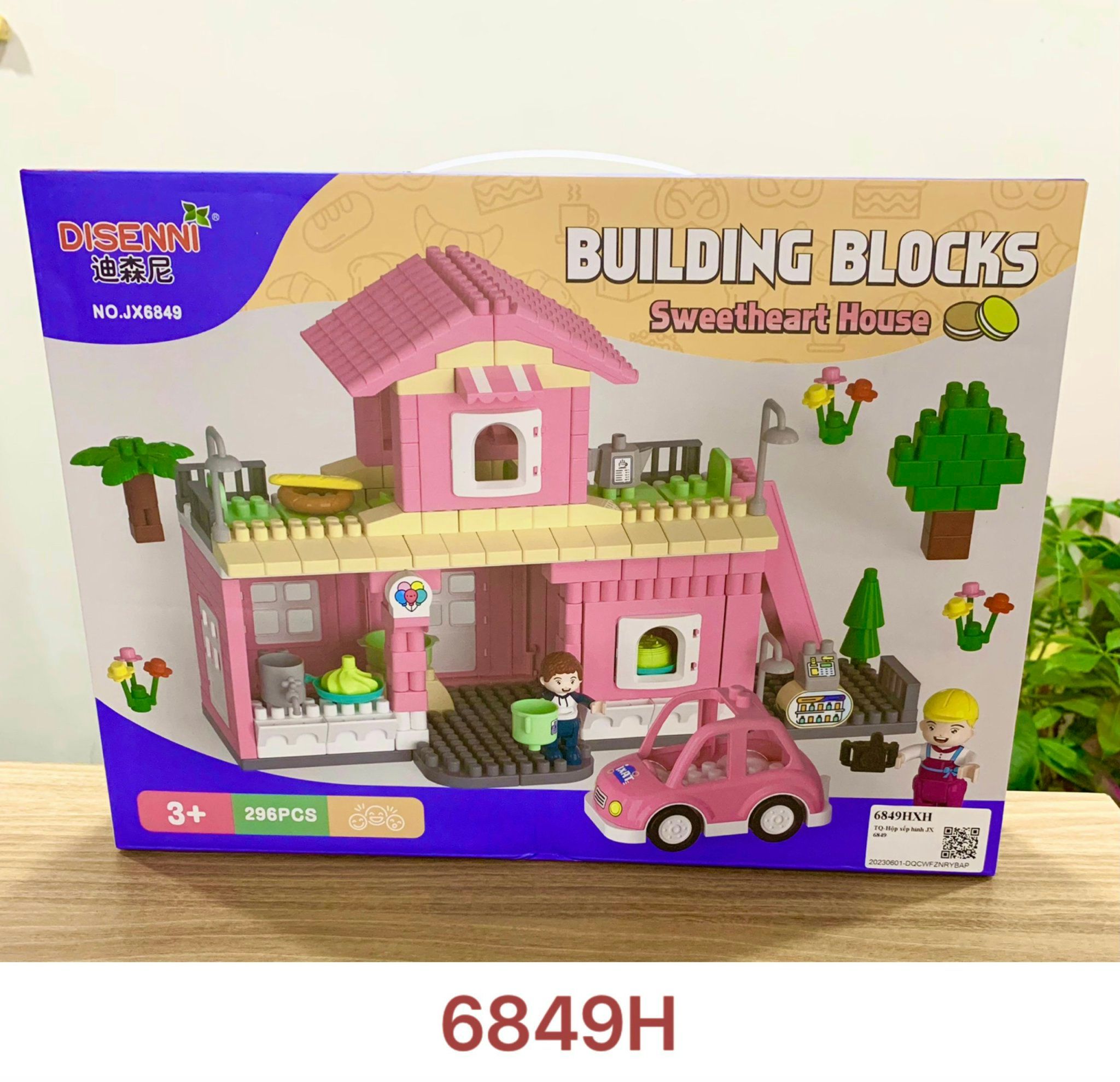  Hộp xếp hình JX 6849 