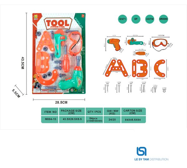  Vỉ dụng cụ M 004-13 