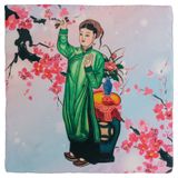  Tố nữ bên hoa đào 50 
