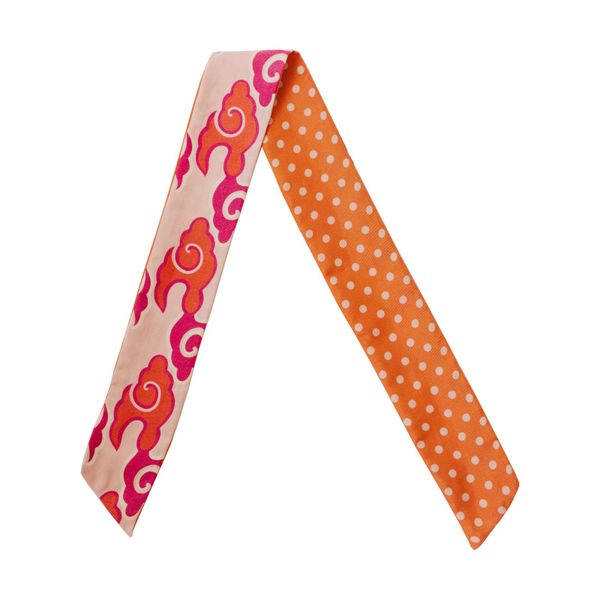  Khăn Twilly họa tiết mây S 