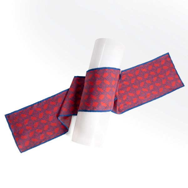  Khăn dài họa tiết xoáy 