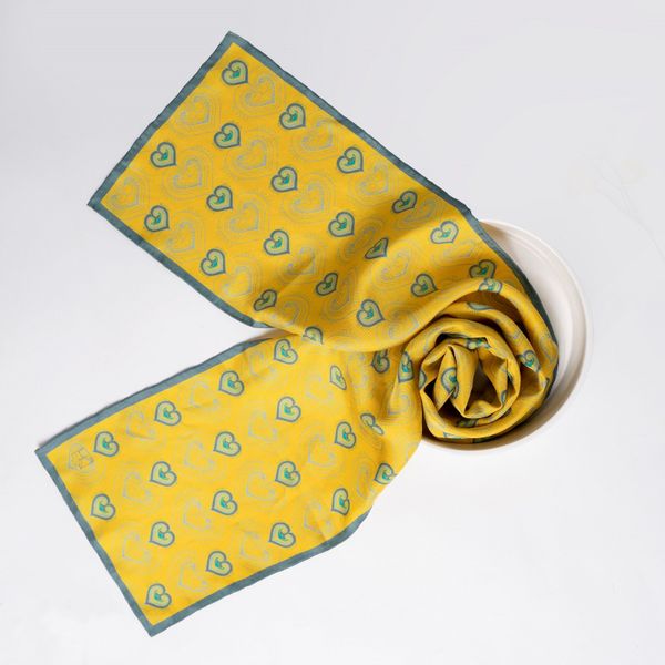  Heart pattern long Scarf 2 