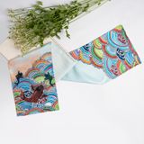  Khăn dài Cá vượt vũ môn 