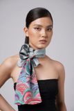  Khăn dài họa tiết rắn ba đầu chín đuôi 