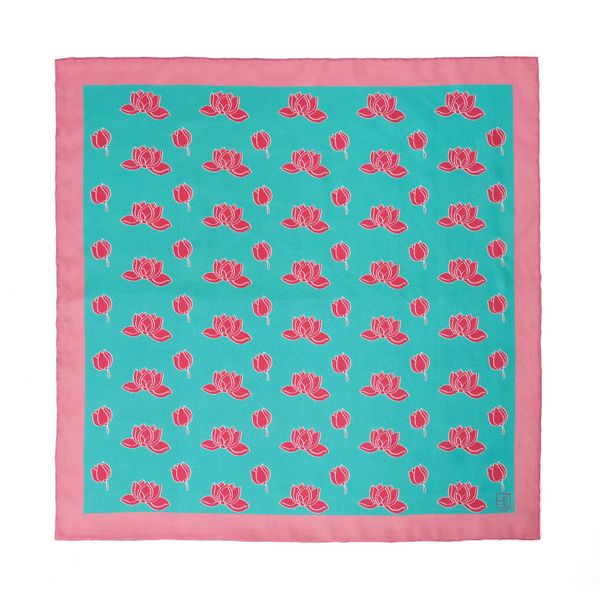  Lotus pattern Scarf 50 