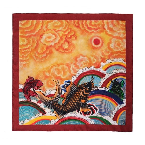  Khăn cá vượt vũ môn 50 