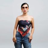  Tiger painting Scarf 90 
