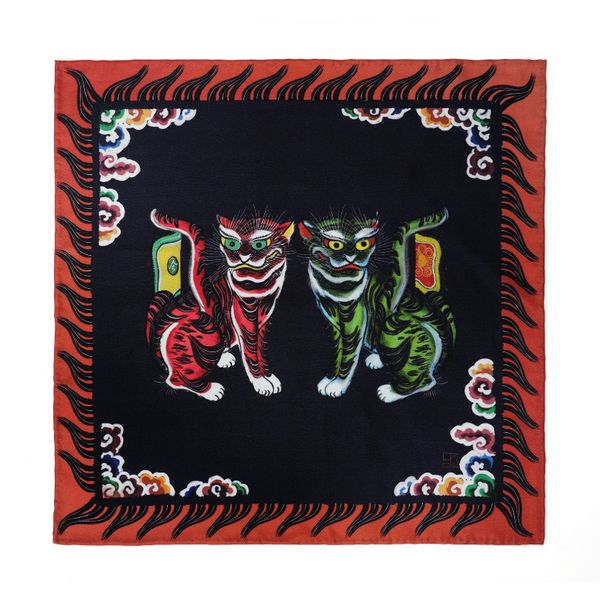  Tiger painting Scarf 50 