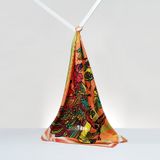  Chicken Flock painting Scarf 90 