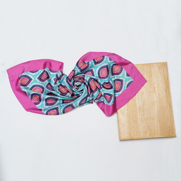  Pink Wave patterns Scarf 90 
