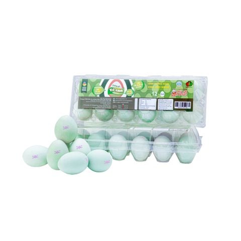  Trứng gà bói vỏ xanh 12 quả 