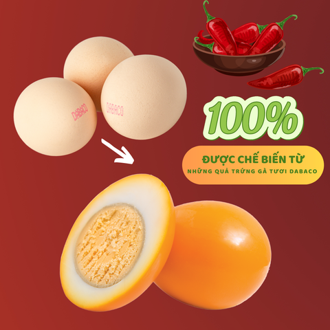  Trứng gà ăn liền Devi túi 5 cay 