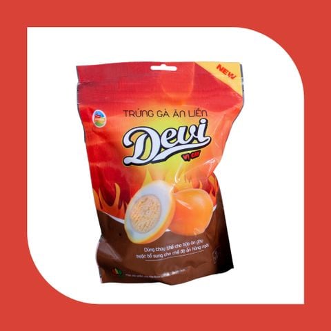  Trứng gà ăn liền Devi túi 10 cay 