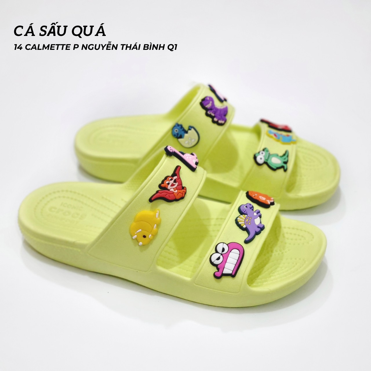 Dép 2 Quai Ngang Nữ Xanh Bơ – Cá Sấu Quá Dép 2 Quai Ngang Nữ Xanh Bơ – Cá Sấu Quá