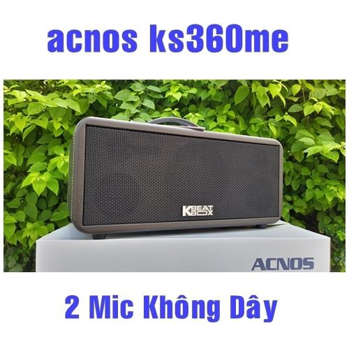  Loa Di Động Bluetooth Karaoke Acnos BeatBox KS360ME 