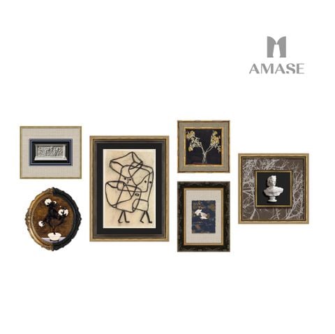 Set 6 Tranh Nổi 3D - Chủ Đề Hiện Đại