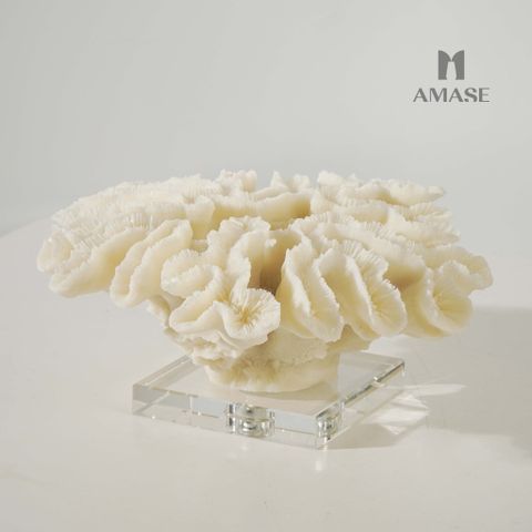 Tượng Decor San Hô Trắng
