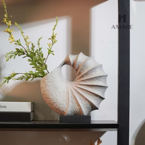 Tượng/ Lọ hoa Decor Vỏ Sò