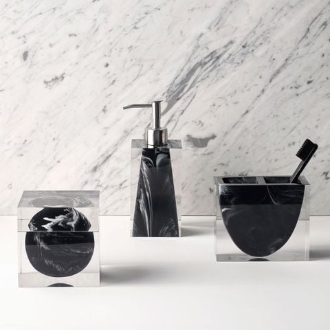 Kassatex -  Ducale Black Bath Accessories (Nhập Mỹ)