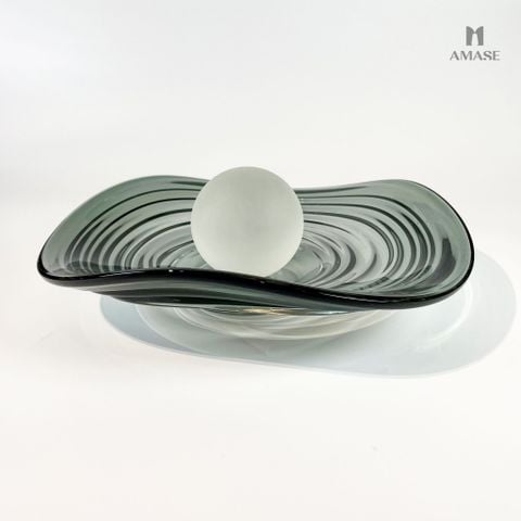 Đĩa Thủy tinh đựng trái cây cao cấp