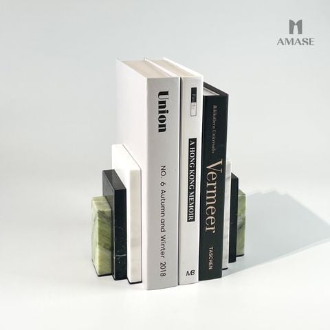 Chặn sách decor độc đáo bằng đá marble