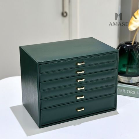 Hộp đựng trang sức lớn  - Màu Dark Green