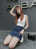  Áo croptop 3 lỗ lông mịn freesize HQJeans mẫu mới 