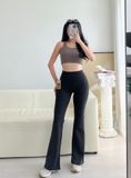  HQJeans Quần loe dáng dài umi hàn dày mịn co giãn mang êm lưng siêu cao tôn dáng HQ157 