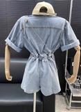  Jumsuit jeans nữ quần short cao cấp HQJeans mẫu mới nhất HQ77 