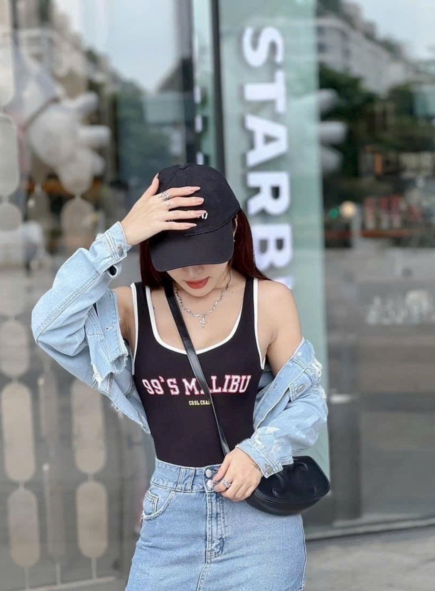  HQJeans Áo khoác jeans wash bui cá tính freesize cao cấp jean mềm mịn dài tay mẫu thiết kế mới HQ156 