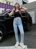  Áo croptop 3 lỗ lông mịn freesize HQJeans mẫu mới 
