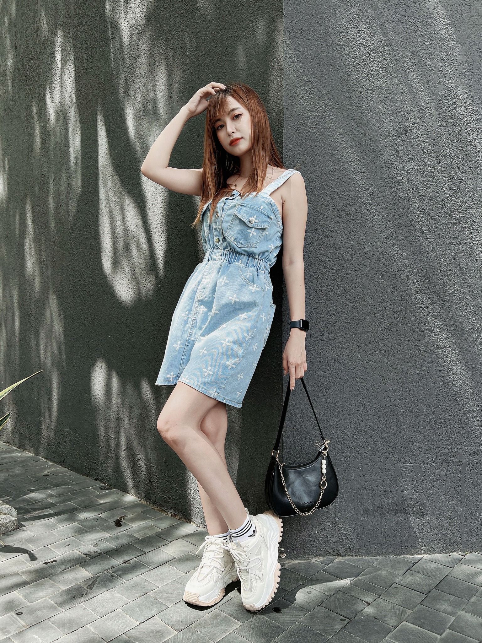  Jumsuit 2 dây nữ  HQJeans cao cấp 