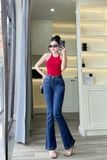  HQJeans Quần ống loe chất lượng VNXK vải dày mịn co giãn thoải mái dài 100cm mẫu mới HQ192 