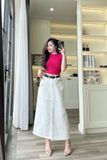  HQJeans Chân váy dài jeans màu cotton siêu tôn dáng mẫu thiết kế mới HQ176 