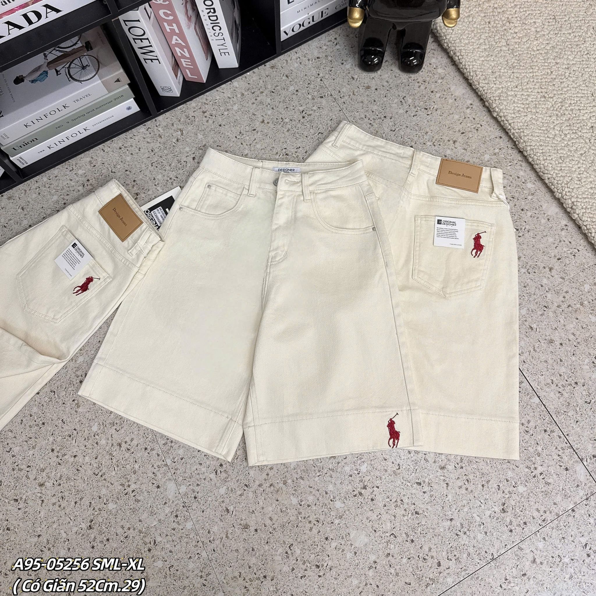  HQJeans® Quần Ngố Jeans lỡ ống suông rộng lưng cao vải co giãn chất lượng VNXK mẫu mới nhất HQ199 