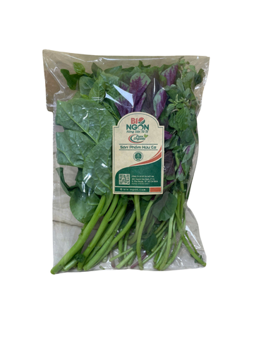  Hỗn hợp Rau dền, Mồng tơi (Gói 300g) 