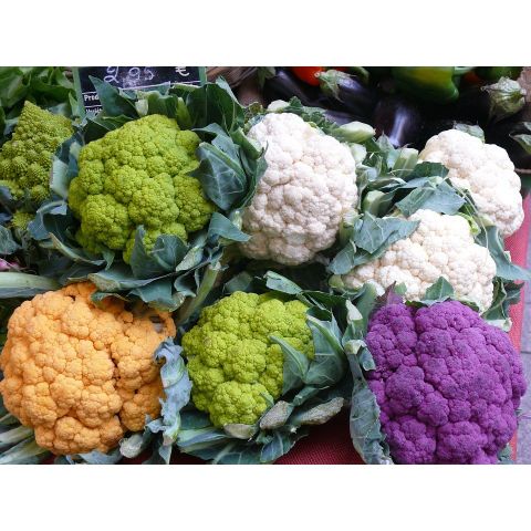  Súp lơ cầu vồng (Tím, cam, xanh) (g) 