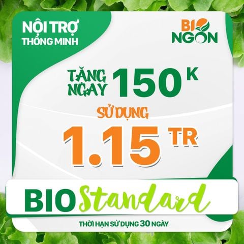 Gói thành viên siêu tiết kiệm Bio