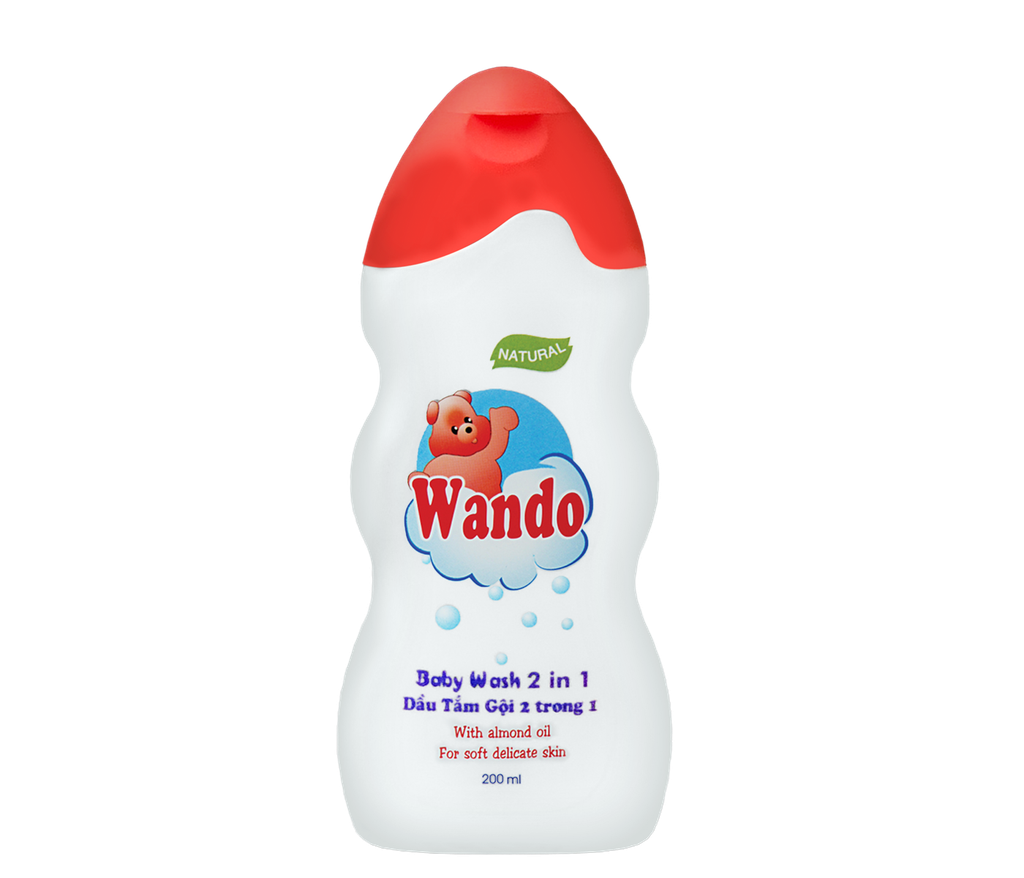 Dầu Tắm Gội 2 Trong 1 WANDO BABY CARE