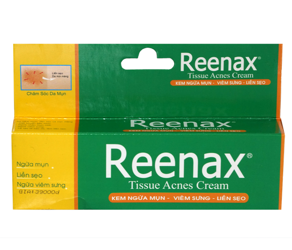 Kem ngừa mụn Reenax - Viêm sưng - Liền sẹo