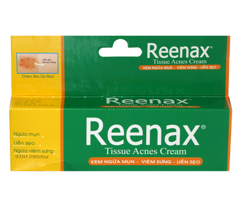 Kem ngừa mụn Reenax - Viêm sưng - Liền sẹo