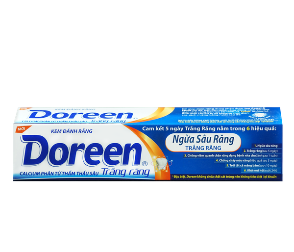 Kem đánh răng Doreen 6 hiệu quả
