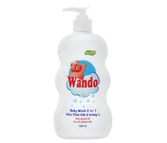 Dầu Tắm Gội 2 Trong 1 WANDO BABY CARE