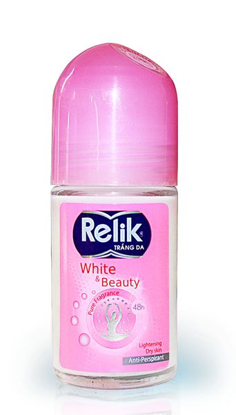 Lăn khử mùi Relik White & Beauty