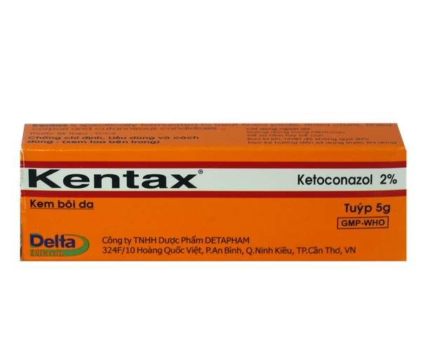 Thuốc Kem bôi trị nấm da Kentax
