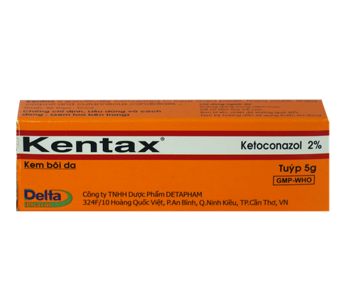 Thuốc Kem bôi trị nấm da Kentax