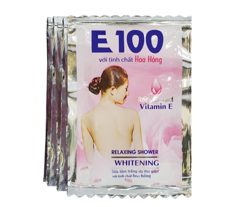 Sữa tắm E100 Tinh chất hoa hồng